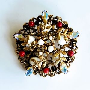 Authentic Vintage 1950s Brooch Pin Pendant